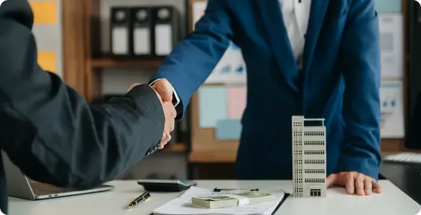 Partnership team discussing strategy